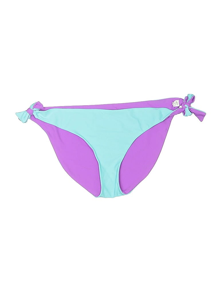 Pre-owned Aerie Swimsuit Bottoms In Purple