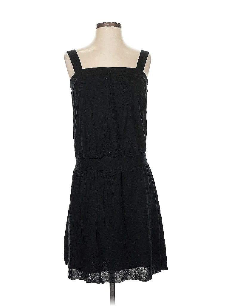 Pre-owned Velvet Casual Dress In Black