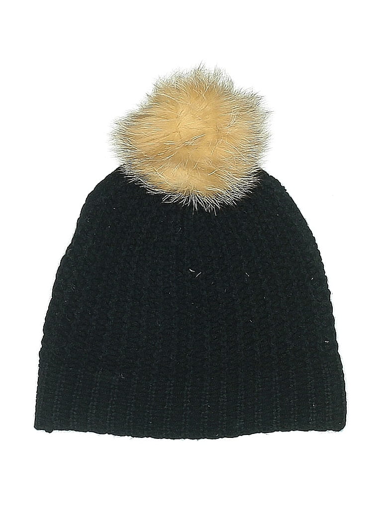 Sofia Cashmere 100% Cashmere Black Beanie One size - photo 1