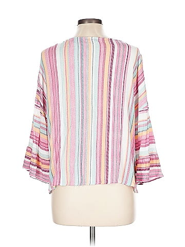 Coco + Carmen 3/4 Sleeve Blouse (view 2)