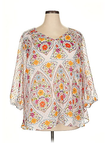 Signature Studio 3/4 Sleeve Blouse (view 1)