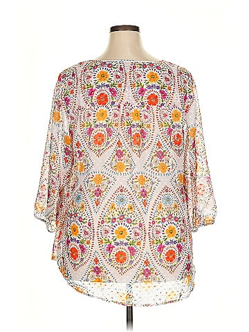 Signature Studio 3/4 Sleeve Blouse (view 2)