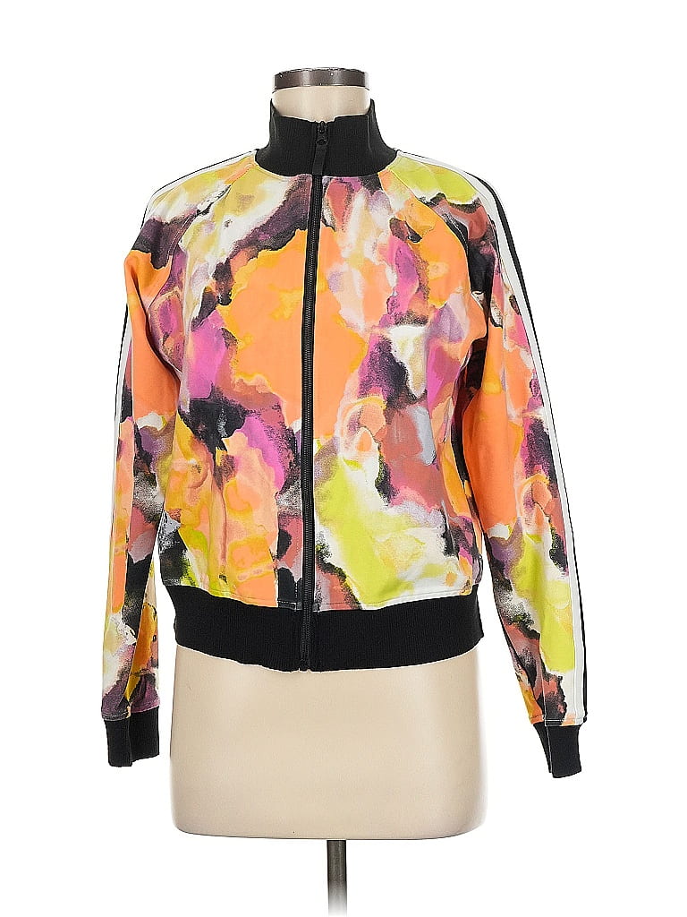 G by Giuliana Rancic Print Orange Track Jacket Size M - photo 1