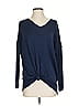 Three Hearts Blue Pullover Sweater Size 2 - photo 1