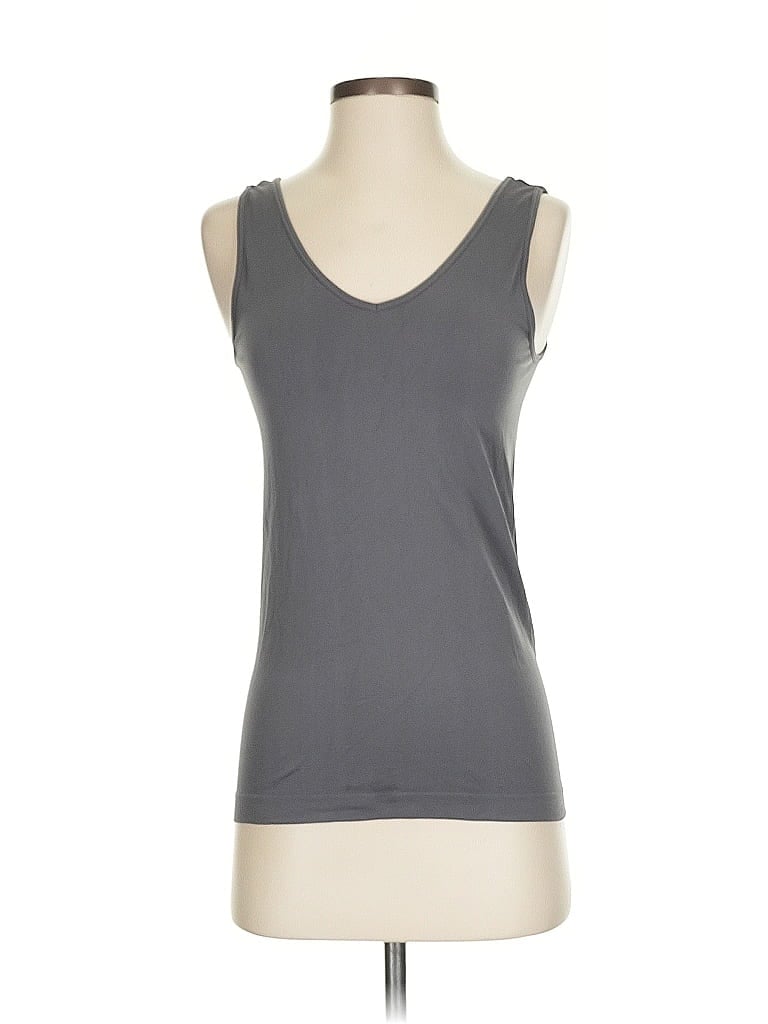 Pre-owned Apt. 9 Tank Top Gray Strapless Neckline Tops