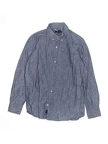 Gap Kids Outlet Long Sleeve Button-Down Shirt (view 1)