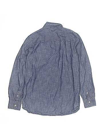 Gap Kids Outlet Long Sleeve Button-Down Shirt (view 2)