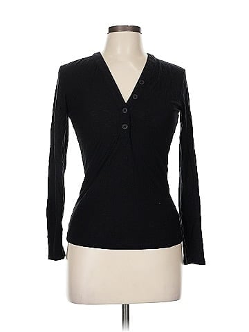 James Perse Long Sleeve Henley (view 1)