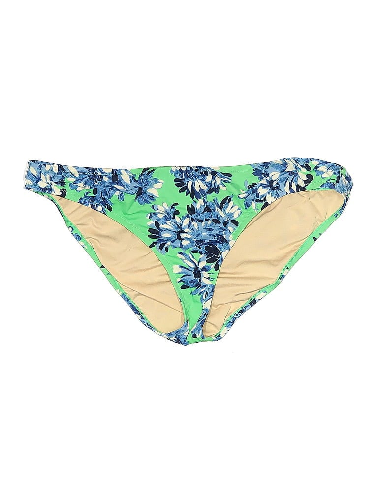 Pre-owned J.crew Factory Store Swimsuit Bottoms In Green