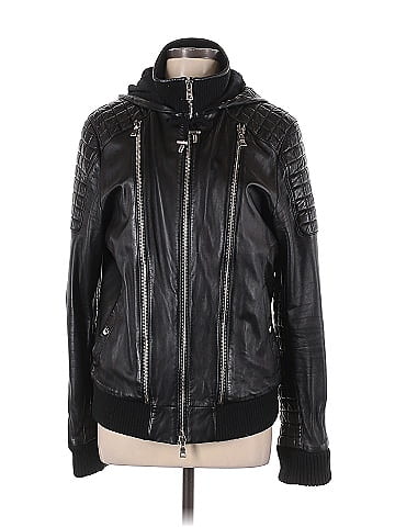 Balmain Faux Leather Jacket (view 1)