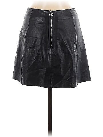 Veda Leather Skirt (view 2)