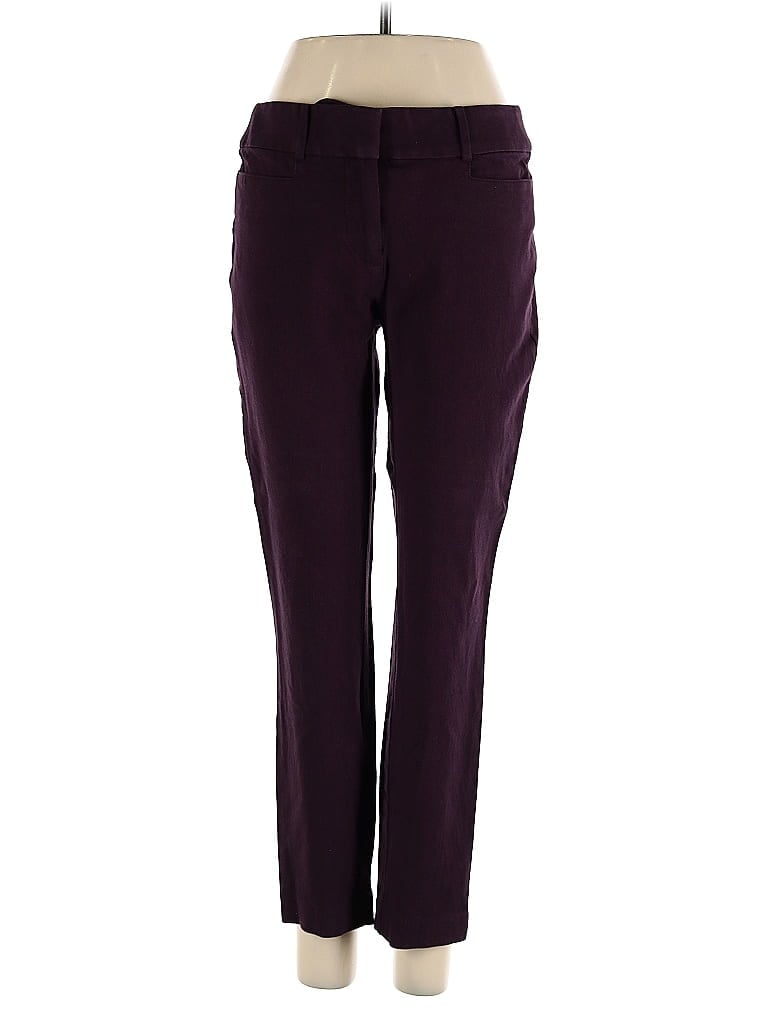Pre-owned Ann Taylor Loft Casual Pants In Burgundy
