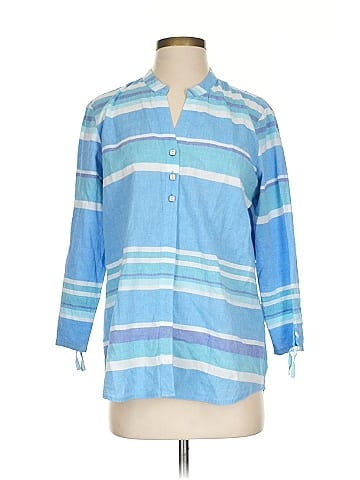 Habitat 3/4 Sleeve Button-Down Shirt (view 1)