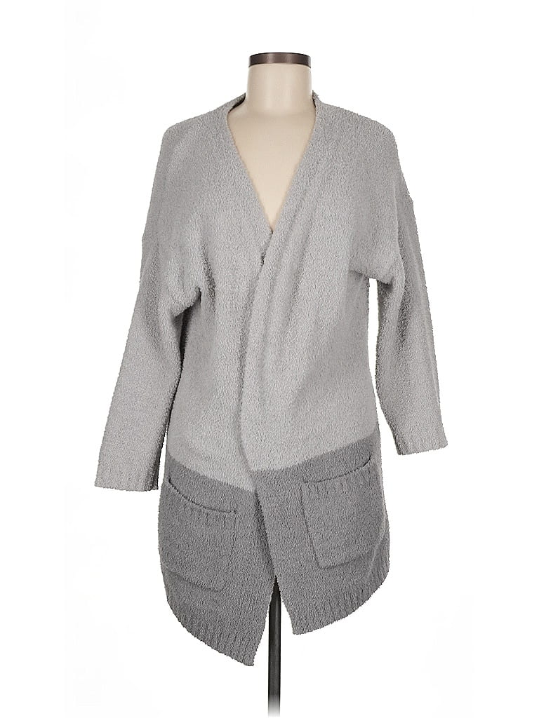 Pre-owned Thread & Supply Cardigan Sweater In Gray