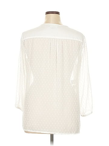 Jones New York Signature 3/4 Sleeve Blouse (view 2)