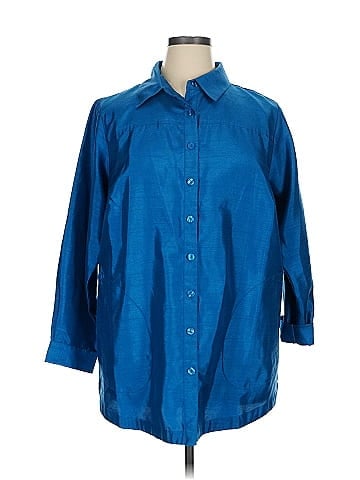 Joan Rivers 3/4 Sleeve Button-Down Shirt (view 1)