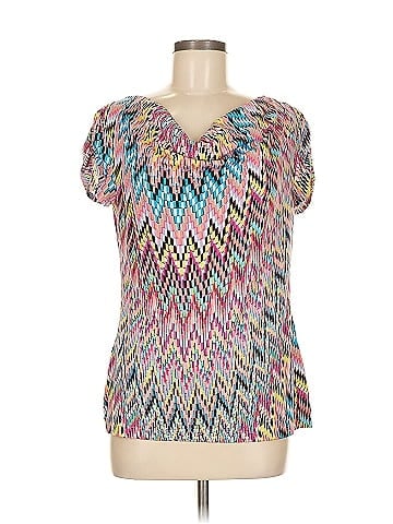 Tahari by ASL Short Sleeve Blouse (view 1)