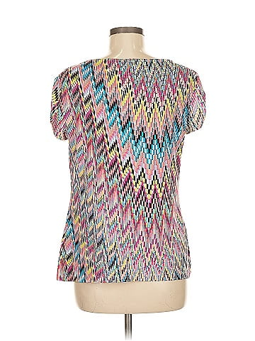 Tahari by ASL Short Sleeve Blouse (view 2)