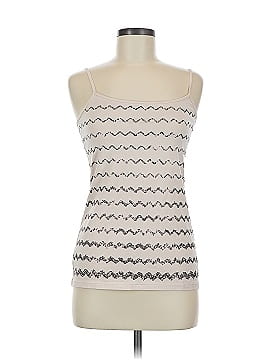 Assorted Brands Gold Tan Brown Textured Sleeveless Tank Top One size (estimated)