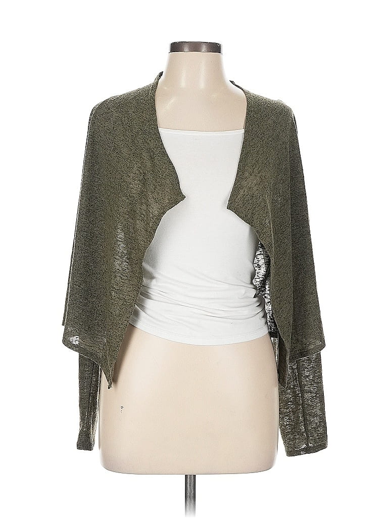 G by Giuliana Rancic 100% Polyester Green Cardigan Size L - photo 1