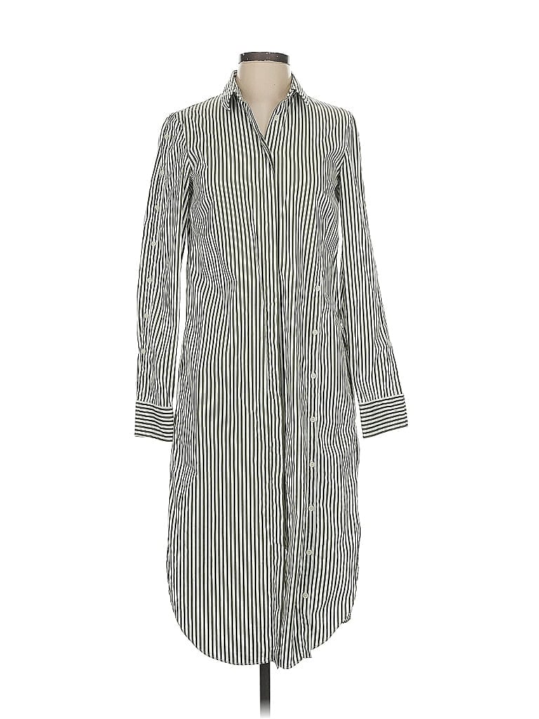 Akris Punto 100% Baumwolle Gray Casual Dress Size 2 - photo 1