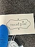 Mud Pie Print Blue Active Pants Size S - photo 4