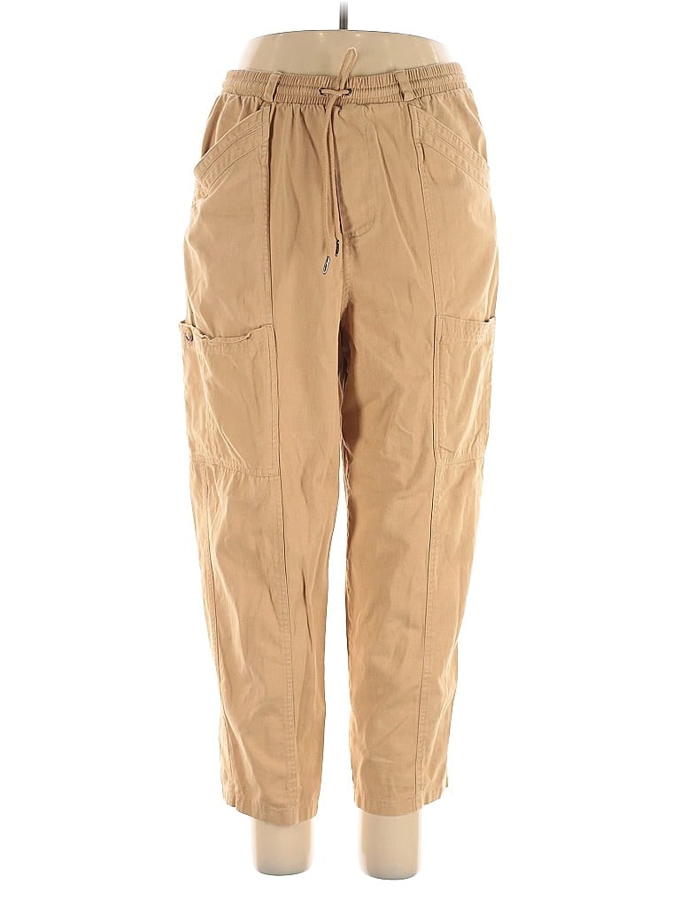 Pre-owned 7 For All Mankind Cargo Pants In Brown