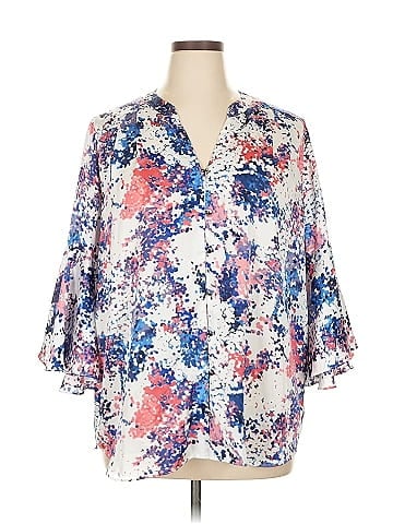 Tahari by ASL 3/4 Sleeve Blouse (view 1)