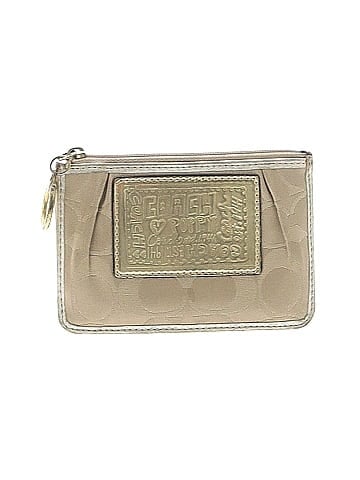 Coach Heart Poppy Card Holder  (view 1)