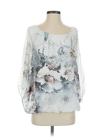 MADE IN ITALY 3/4 Sleeve Blouse (view 1)