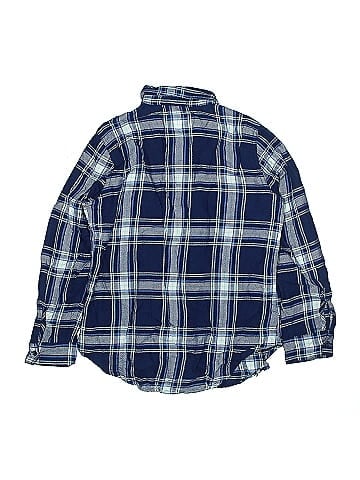 Justice Long Sleeve Button-Down Shirt (view 2)