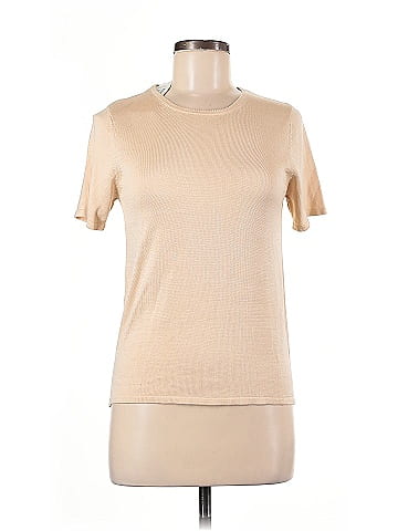 August Silk Short Sleeve Silk Top (view 1)