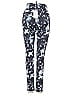 Mud Pie Print Blue Active Pants Size S - photo 2