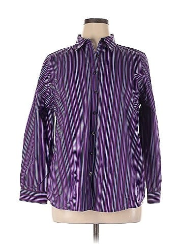 Roaman's Long Sleeve Button-Down Shirt (view 1)