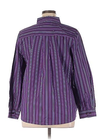 Roaman's Long Sleeve Button-Down Shirt (view 2)
