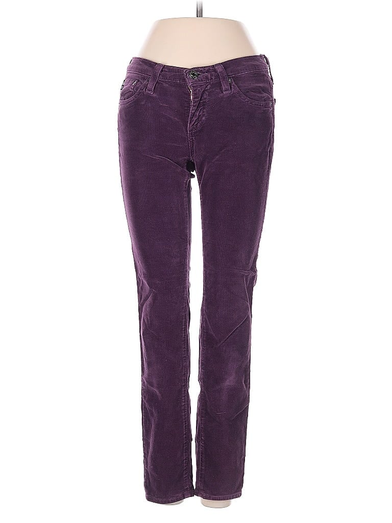 Pre-owned Adriano Goldschmied Casual Pants In Purple