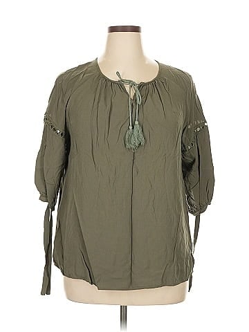 Agnes Orinda 3/4 Sleeve Blouse (view 1)