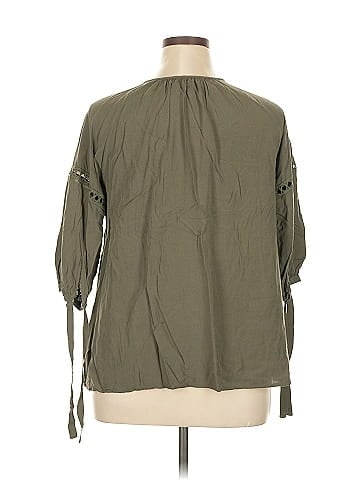 Agnes Orinda 3/4 Sleeve Blouse (view 2)