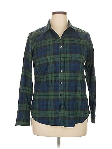 Weatherproof Long Sleeve Button-Down Shirt (view 1)