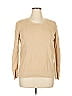 Barbour 100% Cotton Solid Tan Pullover Sweater Size 14 - photo 1