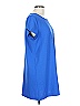 Chelsea28 Solid Blue Casual Dress Size L - photo 4