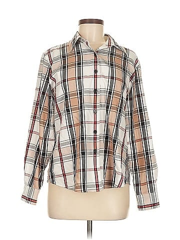 Foxcroft Long Sleeve Button-Down Shirt (view 1)