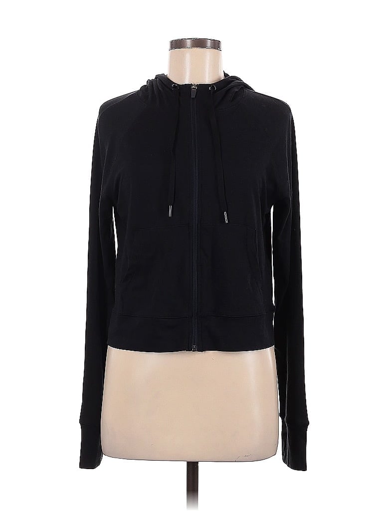 Pre-owned 90 Degree By Reflex Zip Up Hoodie In Black