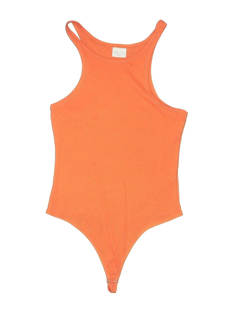 Pre-owned Abound Bodysuit In Orange
