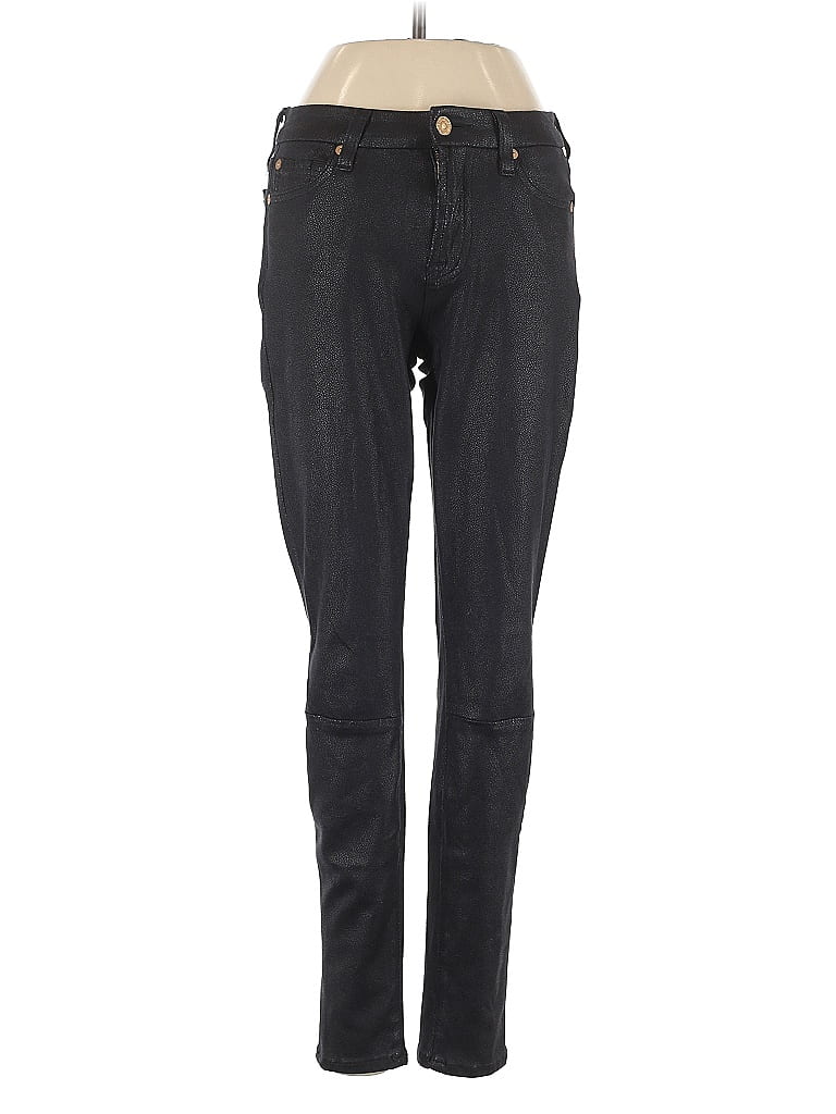 Pre-owned 7 For All Mankind Jeans In Black