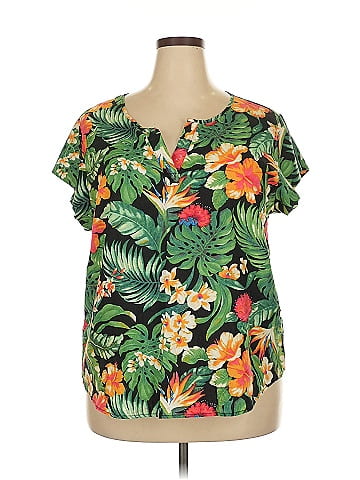 Christian Siriano New York Short Sleeve Blouse (view 1)