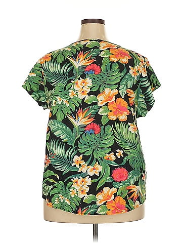 Christian Siriano New York Short Sleeve Blouse (view 2)