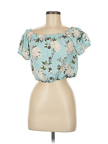 Xhilaration Short Sleeve Blouse (view 1)