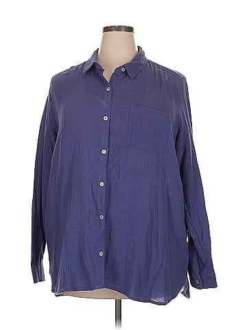Jessica Simpson Long Sleeve Button-Down Shirt (view 1)