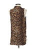 Vince Camuto 100% Polyester Animal Print Brown Tan Sleeveless Blouse Size XS - photo 2